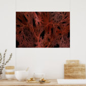 Feuergeflecht Poster (Küche)