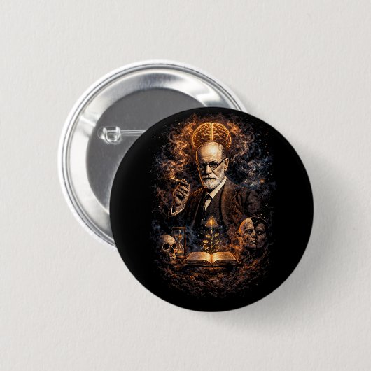 Feuergeist Button (Vorne & Hinten)