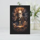Feuergeist Dankeskarte (Stehend Vorderseite)