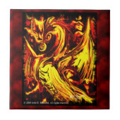 Feuergeist Fliese (Vorderseite)