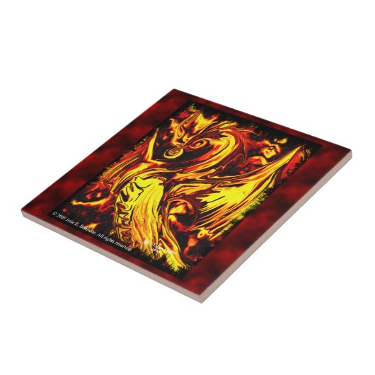 Feuergeist Fliese (Seite)