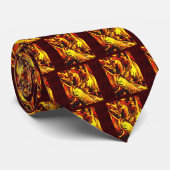 Feuergeist-Krawatte Krawatte (Gerollt)