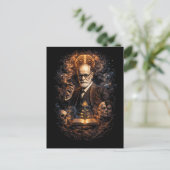 Feuergeist Postkarte (Stehend Vorderseite)