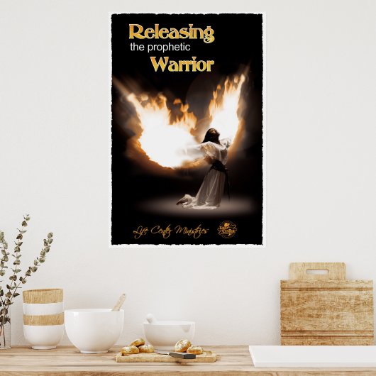 Feuergel 2 Poster (Küche)