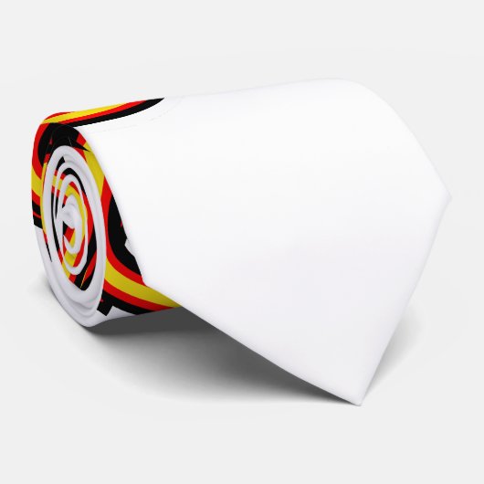 Feuergeometrischer Chic Krawatte (Gerollt)