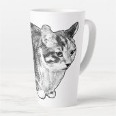 Feuergestänge mit verschneiten Punkten Milchtasse (Rechte Ecke)