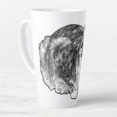 Feuergestänge mit verschneiten Punkten Milchtasse (Linke Ecke)