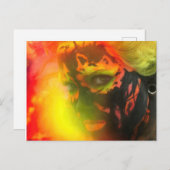 Feuergoddess PELE Postkarte (Vorne/Hinten)