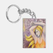 Feuergoddess tanzend Schlüsselanhänger (Vorderseite links)