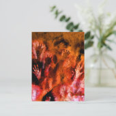 Feuergriff Postkarte (Stehend Vorderseite)