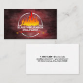 Feuergrill | Restaurant Visitenkarte (Vorne/Hinten)