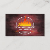 Feuergrill | Restaurant Visitenkarte (Vorderseite)