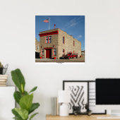 Feuerhaus, Goldfield, Nevada Poster (Heimbüro)