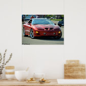 Feuerhawk-Poster Poster (Küche)