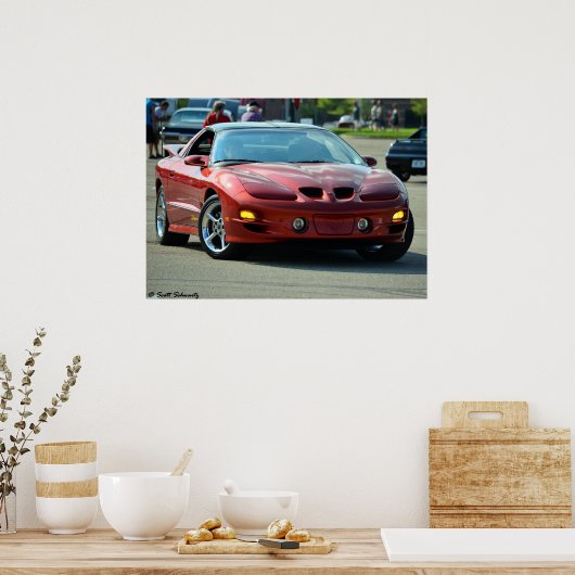 Feuerhawk-Poster Poster (Küche)