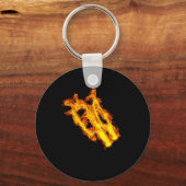 Feuerheber Flamme-Kleber-Lamm Schlüsselanhänger (Vorderseite)