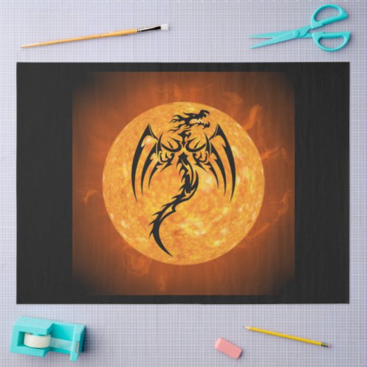 Feuerheftpapier Seidenpapier (Basteln)