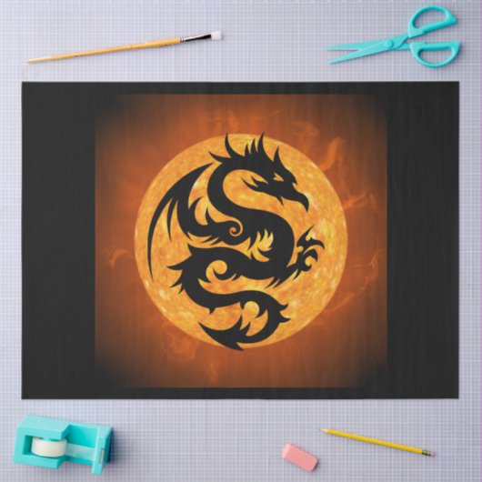 Feuerheftpapier Seidenpapier (Basteln)