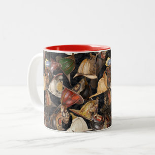 Feuerhelme aus dem 19. Jahrhundert Zweifarbige Tasse