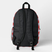 Feuerherz Bedruckter Rucksack (Rückseite)