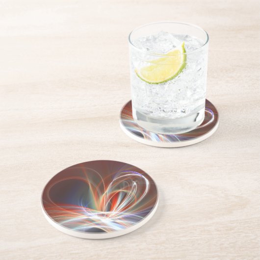 Feuerherz Getränkeuntersetzer (Seite)