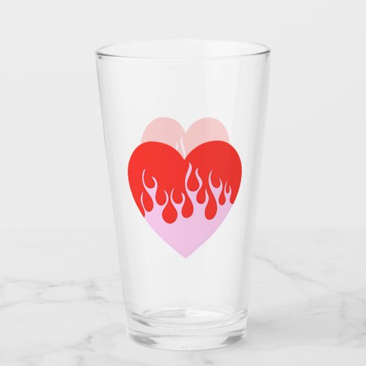 Feuerherz Glas (Vorderseite)