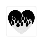 Feuerherz Gummistempel (Prägung)