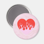 Feuerherz Magnet (Vorderseite/Rückseite)