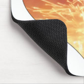 Feuerherz Mousepad (Ecke)