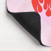 Feuerherz Mousepad (Ecke)