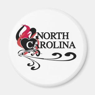 Feuerherz North Carolina Magnet