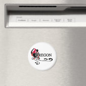 Feuerherz Oregon Magnet (In Situ (Geschirrspüler))