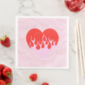 Feuerherz Serviette (Beispiel)