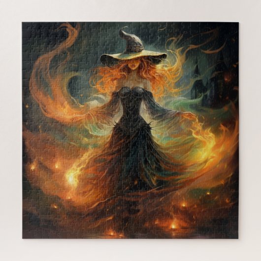 Feuerhexe Puzzle (Vertikal)