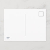 Feuerhimmel durch Winterbäume Postkarte (Rückseite)