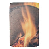 Feuerholz Badematte (Vorderseite Vertikal)