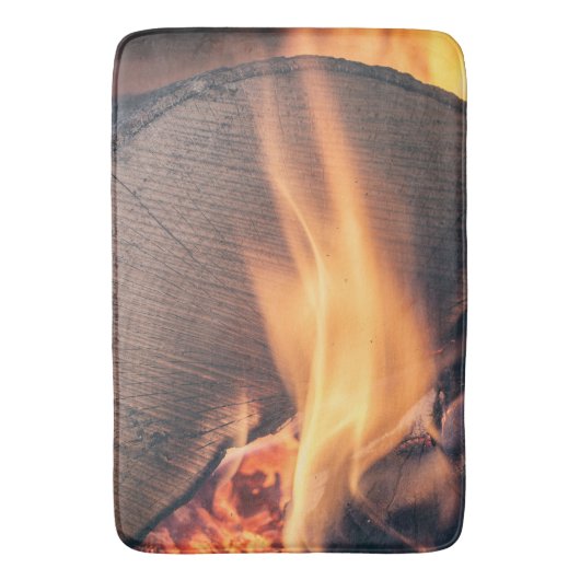 Feuerholz Badematte (Vorderseite Vertikal)