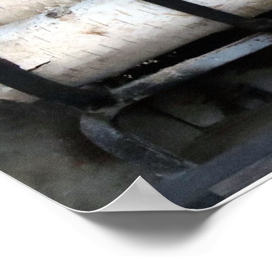 Feuerholz im Herzkloster Poster (Ecke)