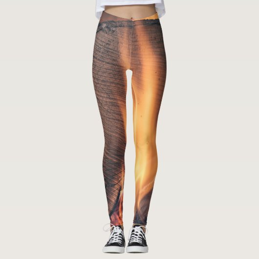 Feuerholz Leggings (Vorderseite)