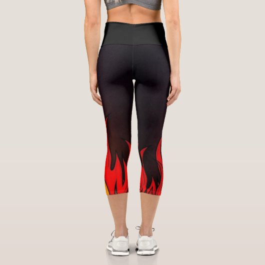 Feuerhose Capri Leggings (Rückseite)