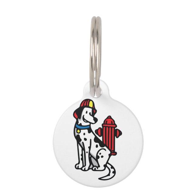 Feuerhund Haustiermarke (Vorderseite)