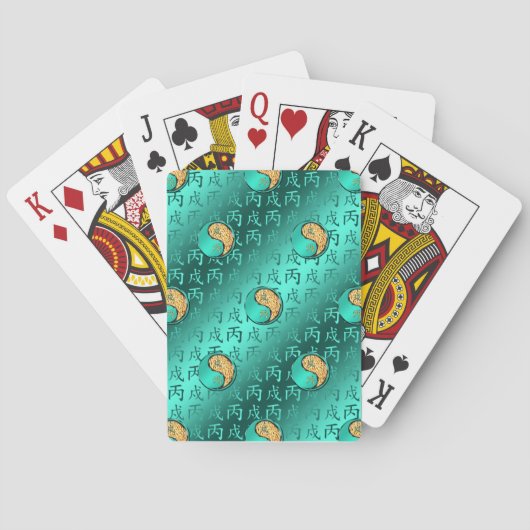 Feuerhund Spielkarten (Rückseite)