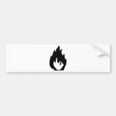 Feuerikone Autoaufkleber (Vorne)