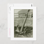 Feuerinsel Leuchtturm Ankerkarte Postkarte (Vorne/Hinten)