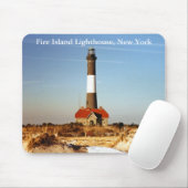 Feuerinsel Leuchtturm, New York Mousepad (Mit Mouse)