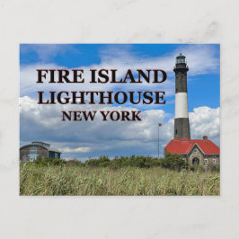 Feuerinsel-Leuchtturm, New York Postcard Postkarte