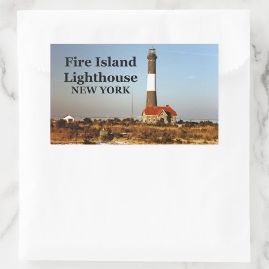 Feuerinsel Leuchtturm, New York Stickers (Tasche)