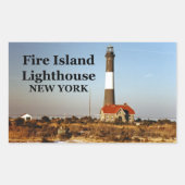 Feuerinsel Leuchtturm, New York Stickers (Vorderseite)