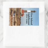 Feuerinsel Leuchtturm, New York Stickers (Tasche)