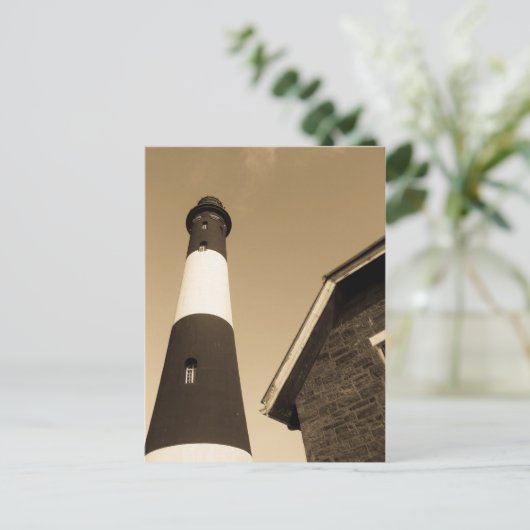 Feuerinsel Leuchtturm - Postkarte (Stehend Vorderseite)